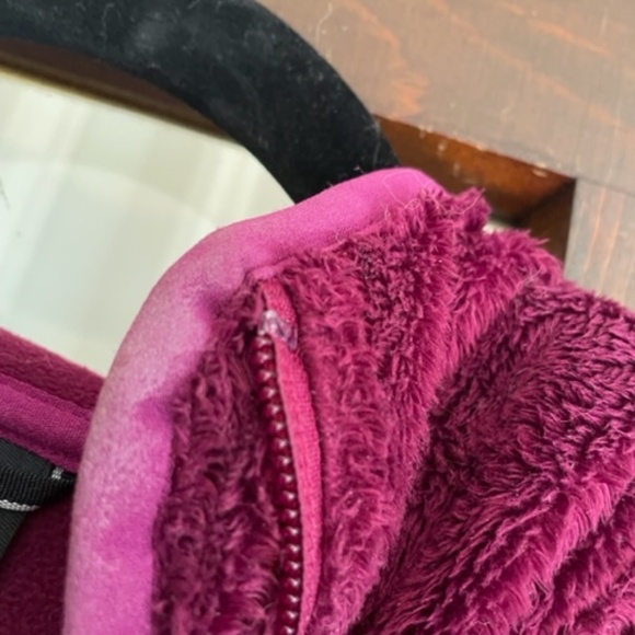 Marmot Hooded Zip-Up Purple Fleece Jacket Size Medium - Picture 5 of 8